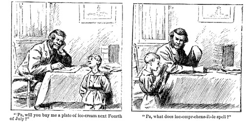 Bande dessinée d'Arthur Burdett Frost parue en 1881
