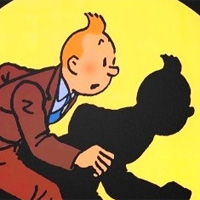 Tintin de profil